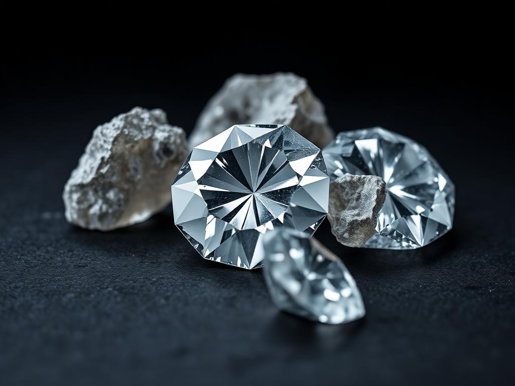 Rough Diamonds from African Miners