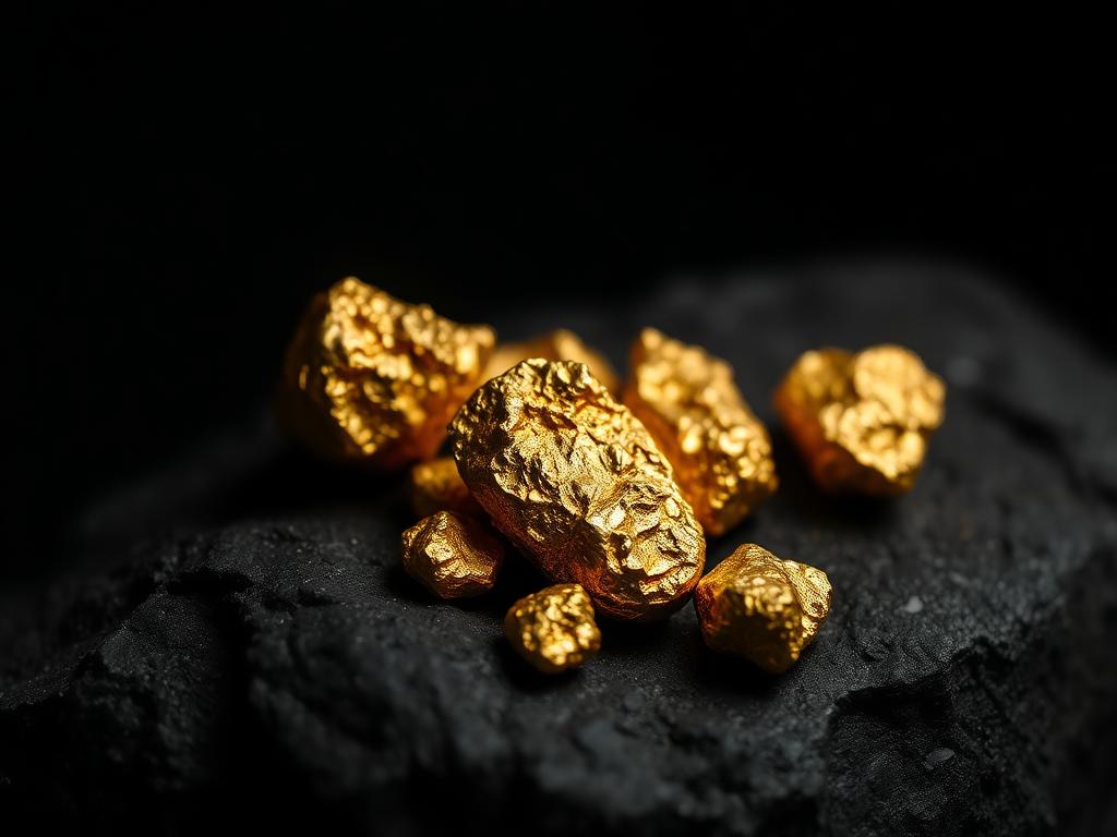 Gold Nuggets from African Miners